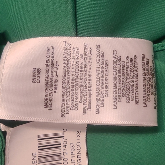 BCBGMaxAzria Green Halter Top - Picture 6 of 6